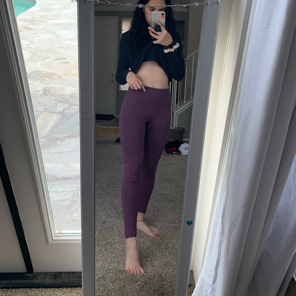 Purple fashion nova leggings
